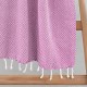 Πετσέτα Παρεό-Pestemal Aureva Lilac Cotton Lino (90x180) 1Τεμ