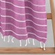 Πετσέτα Παρεό-Pestemal Veliu Lilac Cotton Lino (90x180) 1Τεμ