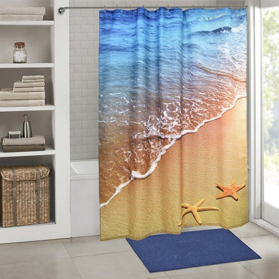 Κουρτίνα Μπάνιου Υφασμάτινη Shower Curtains Coquil Lino (180x200) 1Τεμ