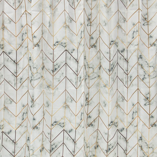 Κουρτίνα Μπάνιου Υφασμάτινη Marmor Lino (180x200) 1Τεμ