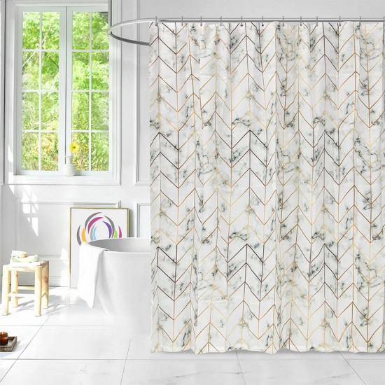 Κουρτίνα Μπάνιου Υφασμάτινη Marmor Lino (180x200) 1Τεμ