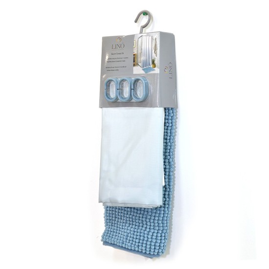 Κουρτίνα Μπάνιου Υφασμάτινη Shower Curtains Nombre Sky Lino (180x200) 1Τεμ