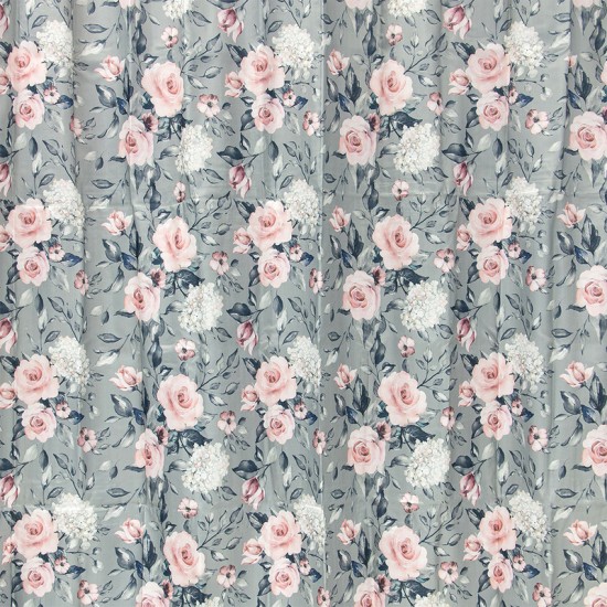 Κουρτίνα Μπάνιου Υφασμάτινη Bukketi Lino (180x200) 1Τεμ