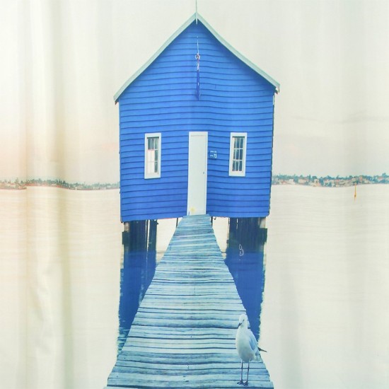 Κουρτίνα Μπάνιου Υφασμάτινη Shower Curtains Mediresa Lino (180x200) 1Τεμ
