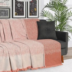 Ριχτάρι Τριθέσιου Meliki Salmon Lino (180x300) 1Τεμ Ριχτάρι Τριθέσιου Meliki Salmon Lino (180x300) 1Τεμ