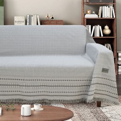 Ριχτάρι Διθέσιου Bohho Dark Grey Chenille Lino (180x250) 1Τεμ Ριχτάρι Διθέσιου Bohho Dark Grey Chenille Lino (180x250) 1Τεμ