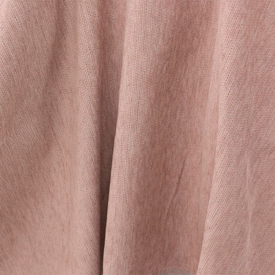 Ριχτάρι Τριθέσιου Valio Dusty Pink Chenille Lino (180x300) 1Τεμ