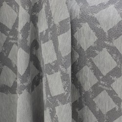 Ριχτάρι Τριθέσιου Milto Grey Chenille Lino (180x300) 1Τεμ