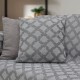 Ριχτάρι Τριθέσιου Milto Grey Chenille Lino (180x300) 1Τεμ