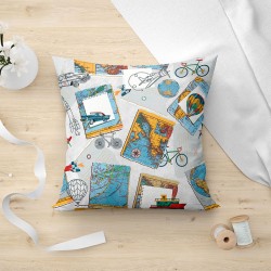 Διακοσμητική Μαξιλαροθήκη Voyagervint 901 White Lino (45x45) 1Τεμ