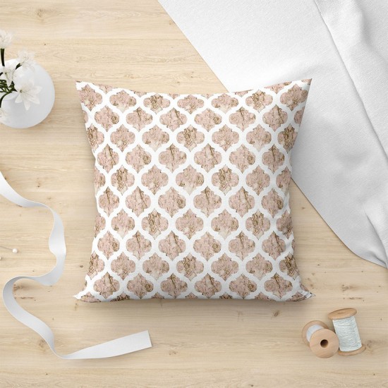 Διακοσμητική Μαξιλαροθήκη Cell 101 Beige Lino (45x45) 1Τεμ