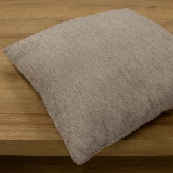 Διακοσμητική Μαξιλαροθήκη Valio Taupe Chenille Lino (45x45) 1Τεμ