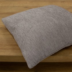 Διακοσμητική Μαξιλαροθήκη Valio Grey Chenille Lino (45x45) 1Τεμ