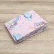 Σεντόνια Βρεφικά Κούνιας Σετ Rainbow Enhanced Pink Cotton Lino (120x180) 3Τεμ