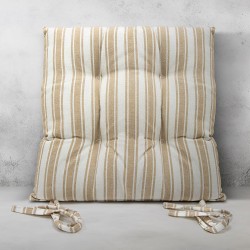Μαξιλάρια Καρέκλας Nubbie Beige Cotton Lino (40x40+5) 1Τεμ Μαξιλάρια Καρέκλας Nubbie Beige Cotton Lino (40x40+5) 1Τεμ
