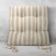 Μαξιλάρια Καρέκλας Nubbie Beige Cotton Lino (40x40+5) 1Τεμ