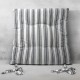 Μαξιλάρια Καρέκλας Nubbie D.Grey Cotton Lino (40x40+5) 1Τεμ
