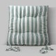 Μαξιλάρια Καρέκλας Nubbie Green Cotton Lino (40x40+5) 1Τεμ