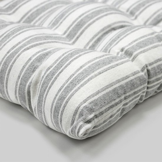 Μαξιλάρια Καρέκλας Nubbie L.Grey Cotton Lino (40x40+5) 1Τεμ