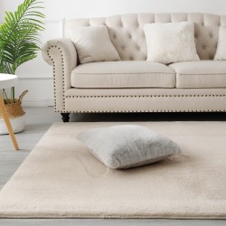 Χαλί Doux Cream Rabbit Fur Lino (160x230) 1Τεμ