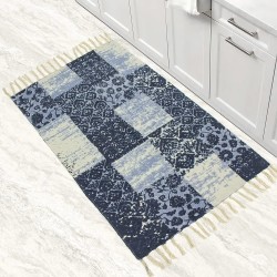 Χαλάκι Κουζίνας Cuina Blue Lino (60x90) 1Τεμ