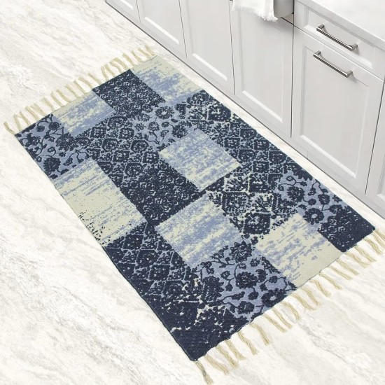 Χαλάκι Κουζίνας Cuina Blue Lino (60x90) 1Τεμ