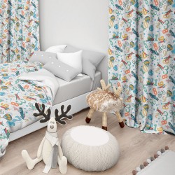 Κουρτίνα Παιδική Με Τρέσα Voyagernumber 901 White Loneta Lino (135x270) 1Τεμ Κουρτίνα Παιδική Με Τρέσα Voyagernumber 901 White Loneta Lino (135x270) 1Τεμ