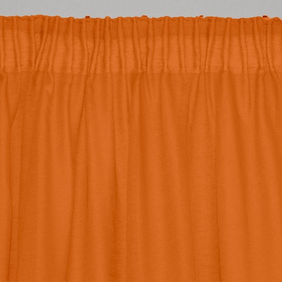 Κουρτίνα Με Τρέσα Line 503 Orange Γάζα Lino (145x295) 1Τεμ
