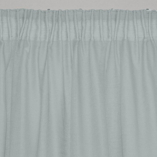 Κουρτίνα Με Τρέσα Line 802 Grey-Blue Γάζα Lino (145x295) 1Τεμ