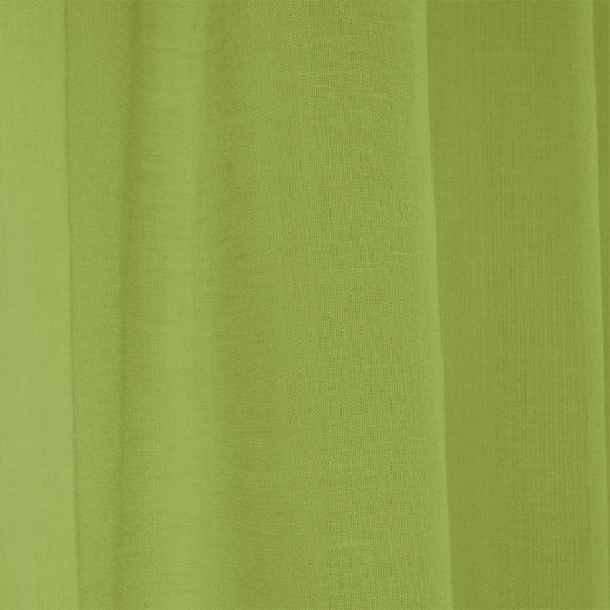 Κουρτίνα Με Τρέσα Line 708 Green Γάζα Lino (145x295) 1Τεμ