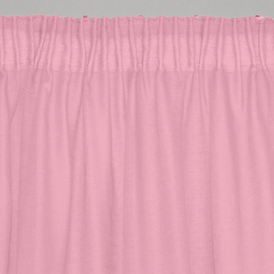 Κουρτίνα Με Τρέσα Line 301 Pink Γάζα Lino (300x295) 1Τεμ