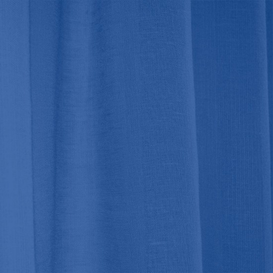 Κουρτίνα Με Τρέσα Line 604 Blue Γάζα Lino (145x295) 1Τεμ