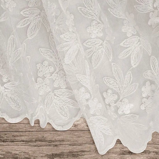 Κουρτίνα Με Τρέσα Resio White Lino (280x300) 1Τεμ