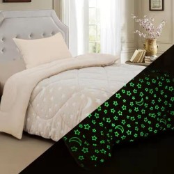 Κουβερτοπάπλωμα Παιδικό Φωσφοριζέ Μονό Estrella Beige Lino (160x220) 1Τεμ