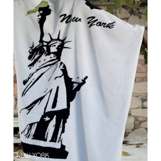 Πετσέτα Μπάνιου New York Velour Cotton Palamaiki (100x140) 1Τεμ