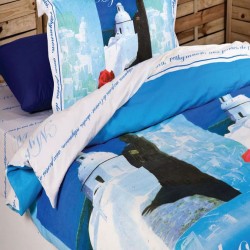 Παπλωματοθήκη Υπέρδιπλη Σετ Irene Mykonos Cotton Palamaiki (220x240) 4Τεμ