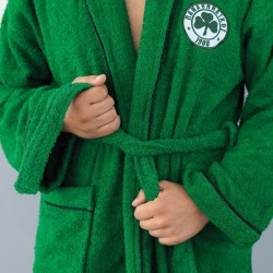 Μπουρνούζι Με Κουκούλα 1908 Adults Panathinaikos Official Team Licenshed Collection Cotton Palamaiki 1Τεμ