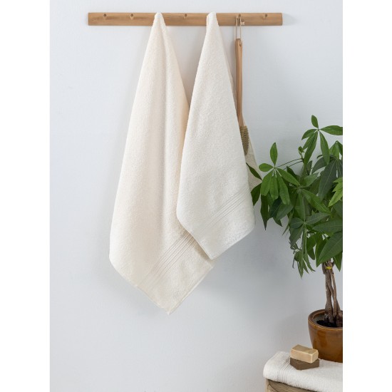 Πετσέτες Σετ Towels Blan Ecru Cotton Palamaiki 3Τεμ