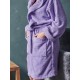 Μπουρνούζι Με Κουκούλα Bathrobes Classic Lavander Cotton Palamaiki 1Τεμ