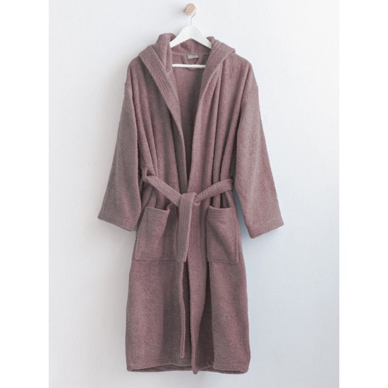 Μπουρνούζι Με Κουκούλα Bathrobes Classic Misty Cotton Palamaiki 1Τεμ