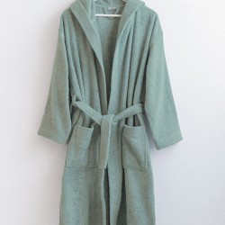 Μπουρνούζι Με Κουκούλα Bathrobes Classic Spray Cotton Palamaiki 1Τεμ