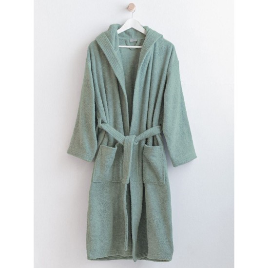 Μπουρνούζι Με Κουκούλα Bathrobes Classic Spray Cotton Palamaiki 1Τεμ