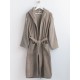 Μπουρνούζι Με Κουκούλα Bathrobes Classic Grey Cotton Palamaiki 1Τεμ