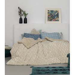 Διακοσμητική Μαξιλαροθήκη Comforter Embbossed Nadine 2 Cream Palamaiki (50x50) 1Τεμ Διακοσμητική Μαξιλαροθήκη Comforter Embbossed Nadine 2 Cream Palamaiki (50x50) 1Τεμ