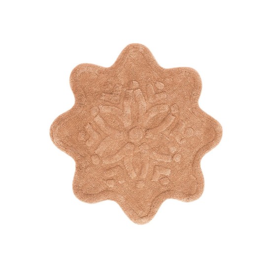 Πατάκι Μπάνιου Premium Towels Flar Caramel Cotton Palamaiki (70x70) 1Τεμ