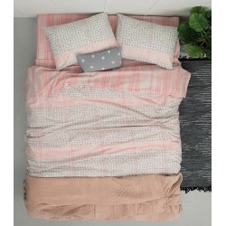 Σεντόνια Μονά Σετ Fashion Life FL6175 Cotton Palamaiki (170x260) 3Τεμ