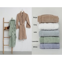 Μπουρνούζι Με Γιακά Βελουτέ Bathrobe Simour Palamaiki 1Τεμ