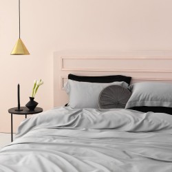 Σεντόνια Υπέρδιπλα Σετ Nature Grey 300TC Bamboo Palamaiki (250x270) 4Τεμ