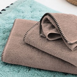 Πετσέτα Προσώπου Towels Brooklyn Taupe Cotton Palamaiki (50x90) 1Τεμ