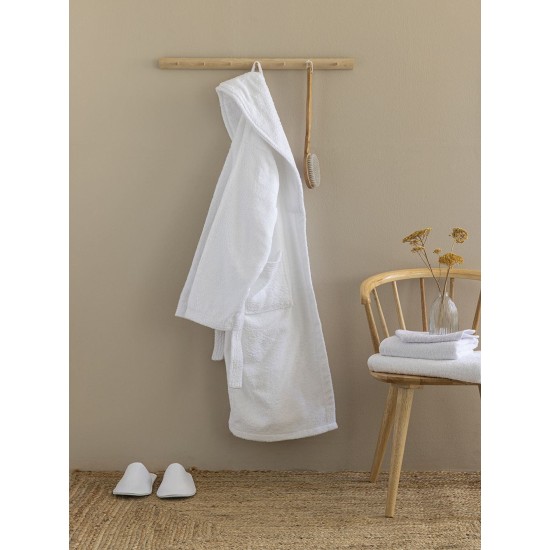 Μπουρνούζι  Bath Arion White Cotton Palamaiki 1Τεμ
